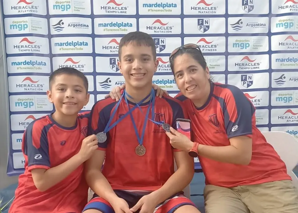 Agustín y Tomás Aballay León tuvieron una destacada participación en el Torneo Nacional