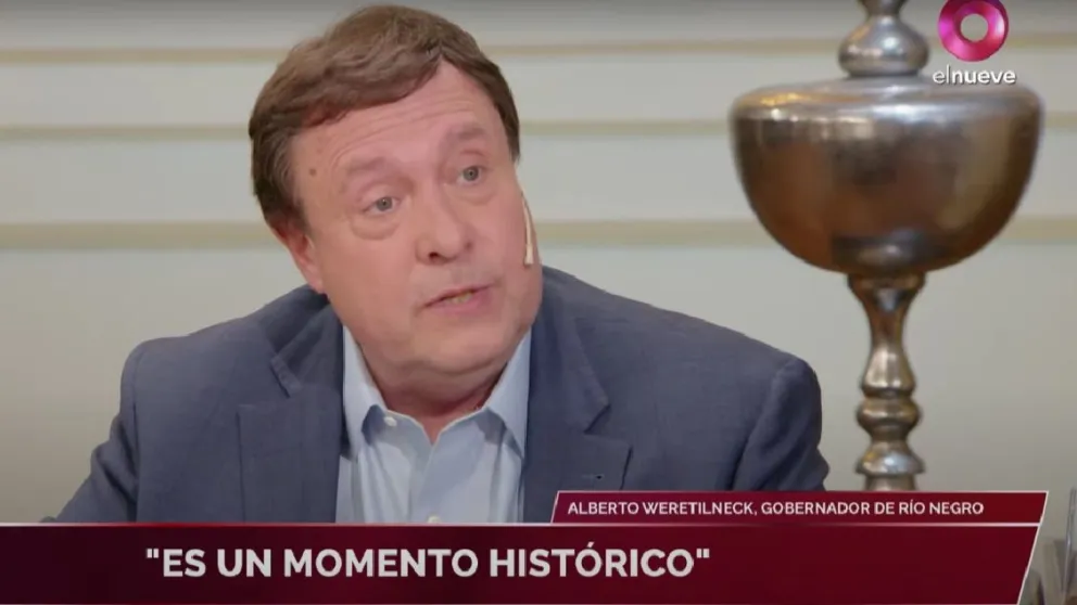 Weretilneck en el programa de Fantino: “Nosotros nos ligamos la crisis sin ser prácticamente responsables”