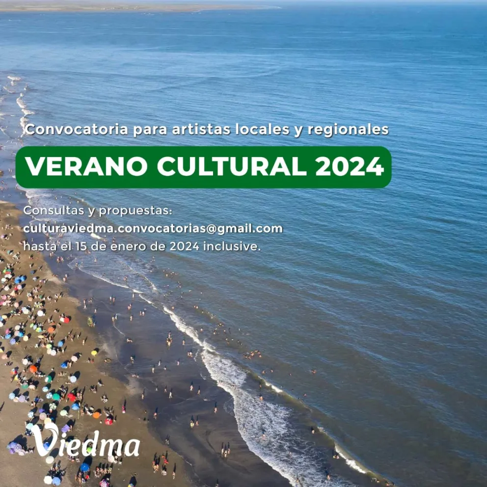 Convocan a artistas locales para el Verano Cultural 2024