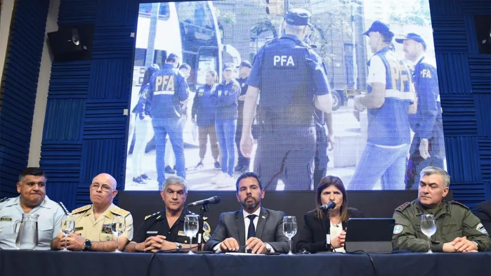Para Bullrich se logró garantizar la libre circulación y hubo un número reducido de manifestantes