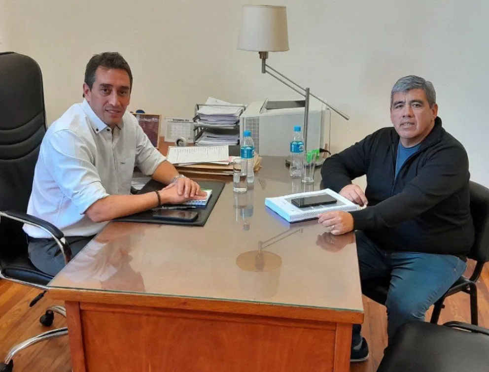 El intendente Castro recibió al secretario general de la UOCRA 