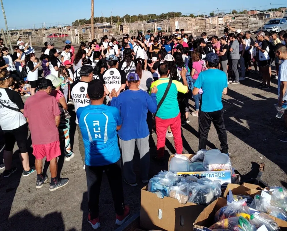 La Expo Navidad recorrió los barrios  9 de Julio, Ara San Juan y Nueva Vida