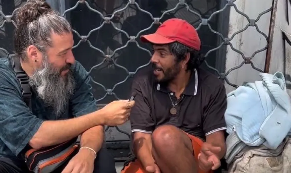 Un rionegrino en situación de calle conmovió con su relato desde Capital Federal