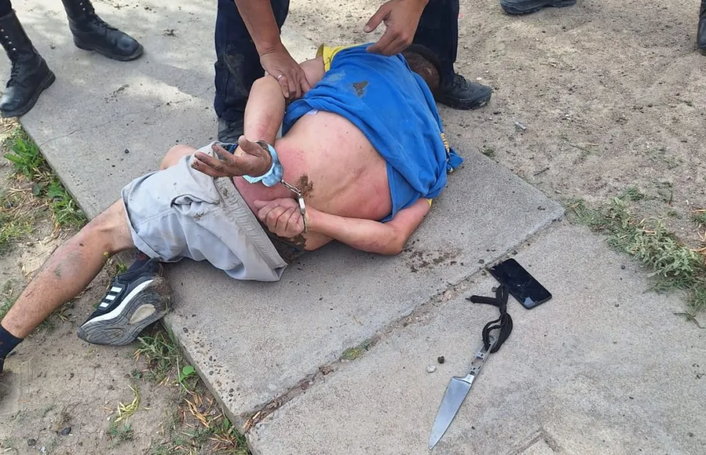 Atrapan a peligroso delincuente que robó amenazando con una cuchilla