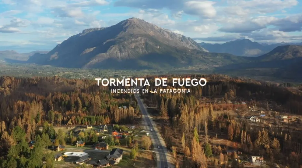  La obra audiovisual que indaga en el devastador incendio periurbano de 2021 en la Patagonia argentina desembarca en las pantallas de Ciudad de México. Foto: Gentileza