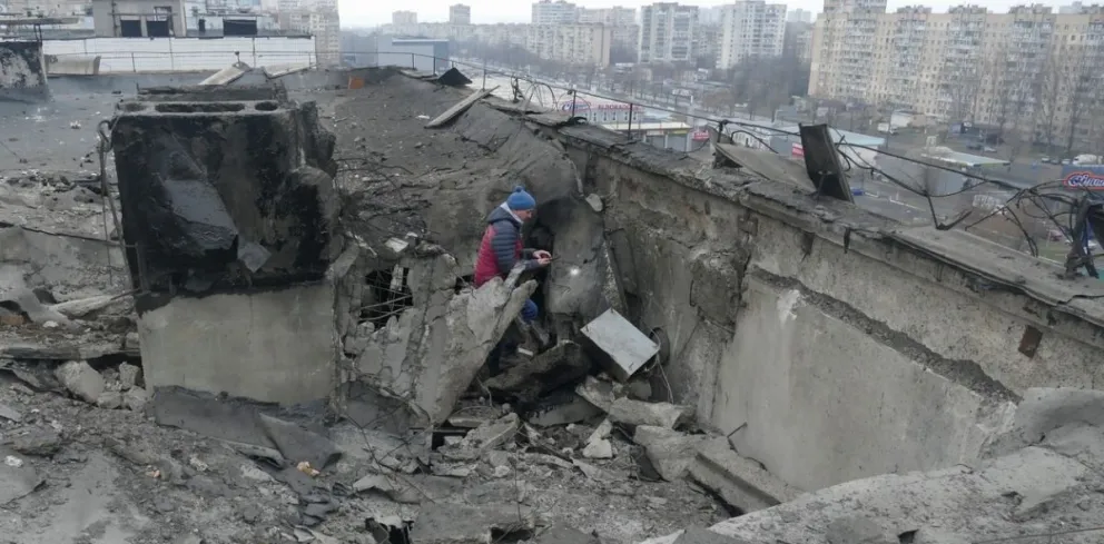 Ataque masivo de drones rusos en vísperas de Año Nuevo en Ucrania