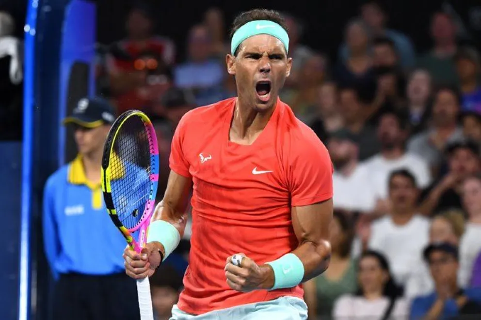 Tras casi un año de inactividad, Rafael Nadal regresó al circuito con una victoria