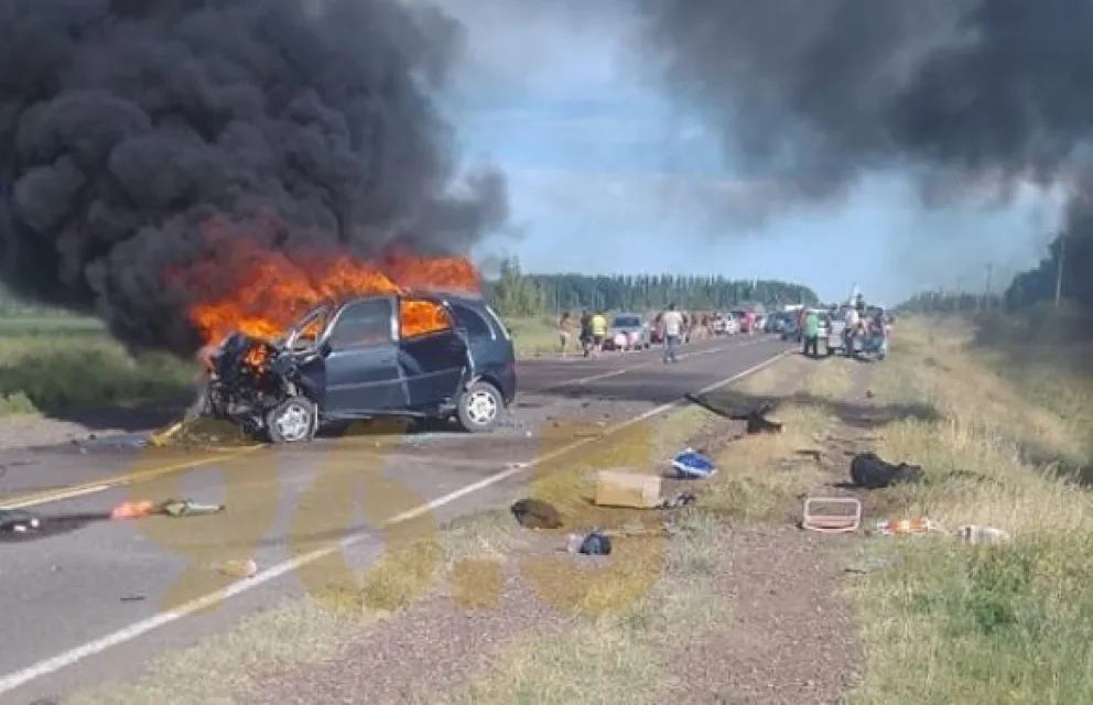 Accidente en la Ruta 250: velaron los restos de los fallecidos oriundos de la Comarca 