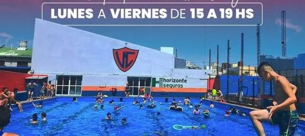Este verano, Villa Congreso abrió su predio para todo público: “¡Vení a refrescarte a nuestra pileta libre!”