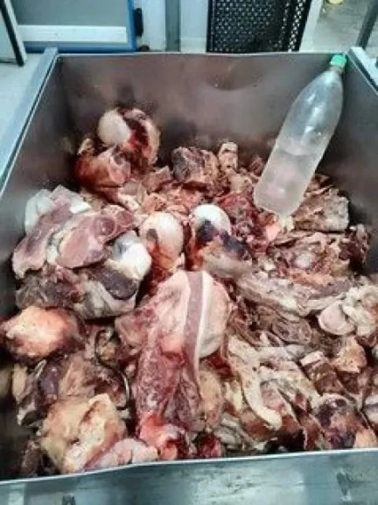 Decomisaron más de 200 kg de carne en un importante supermercado