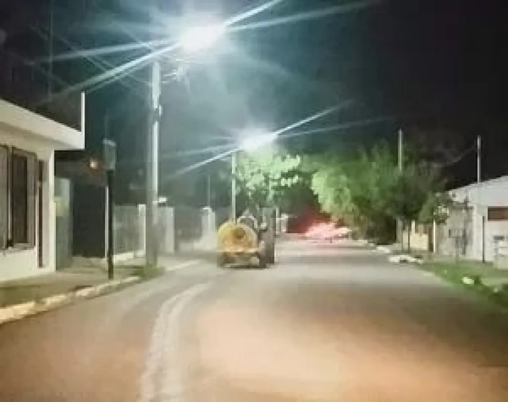 Continúan a buen ritmo los trabajos de fumigación en El Cóndor