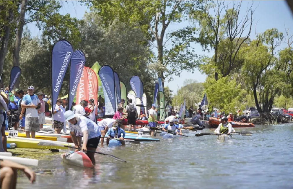 Damián Pinta y Miguel Saavedra se quedaron con la primera etapa de la Regata del río Negro