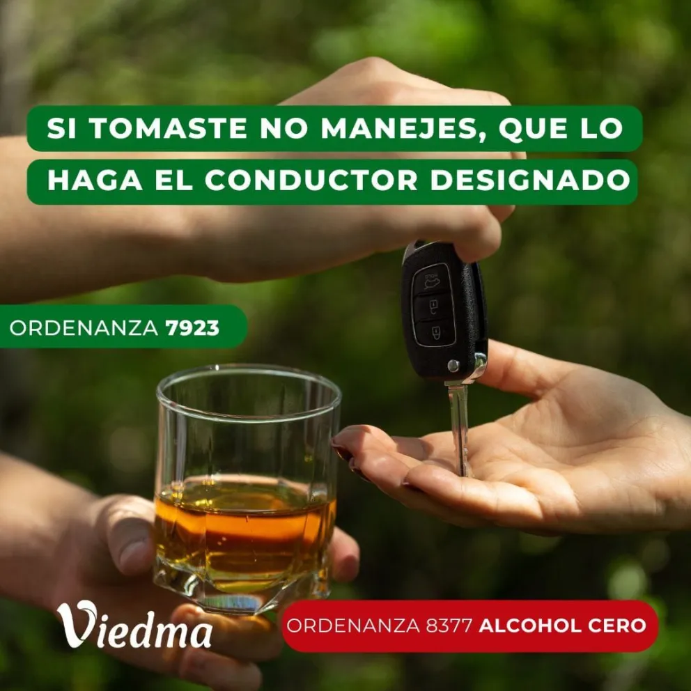 La Municipalidad llamó a la comunidad a concientizar sobre el Conductor Designado