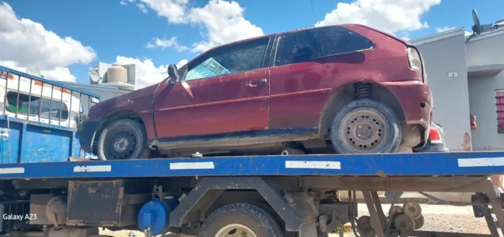 En Viedma, secuestraron un vehículo con pedido de captura por robo