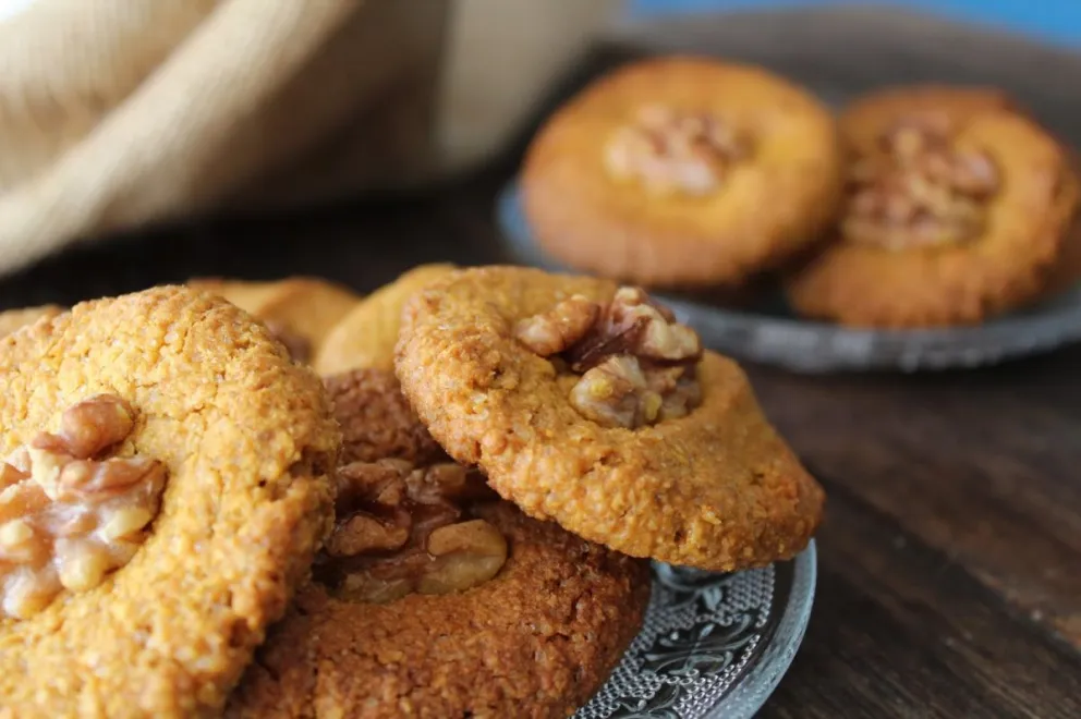 Hacé galletitas de nuez, ¡sin gluten y súper crocantes!