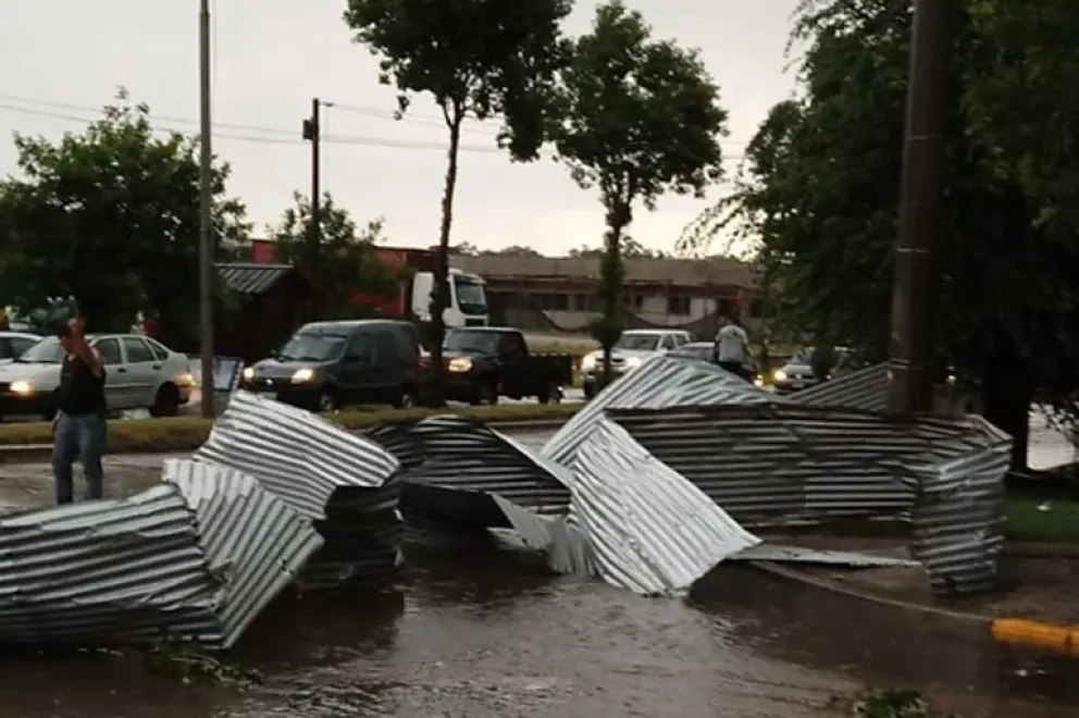 Trágico temporal en Miramar: murió un adolescente de 17 años