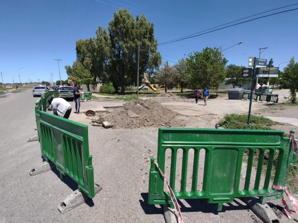 Barrio Parque Independencia: se están realizando tareas para desobstruir el sistema pluvial