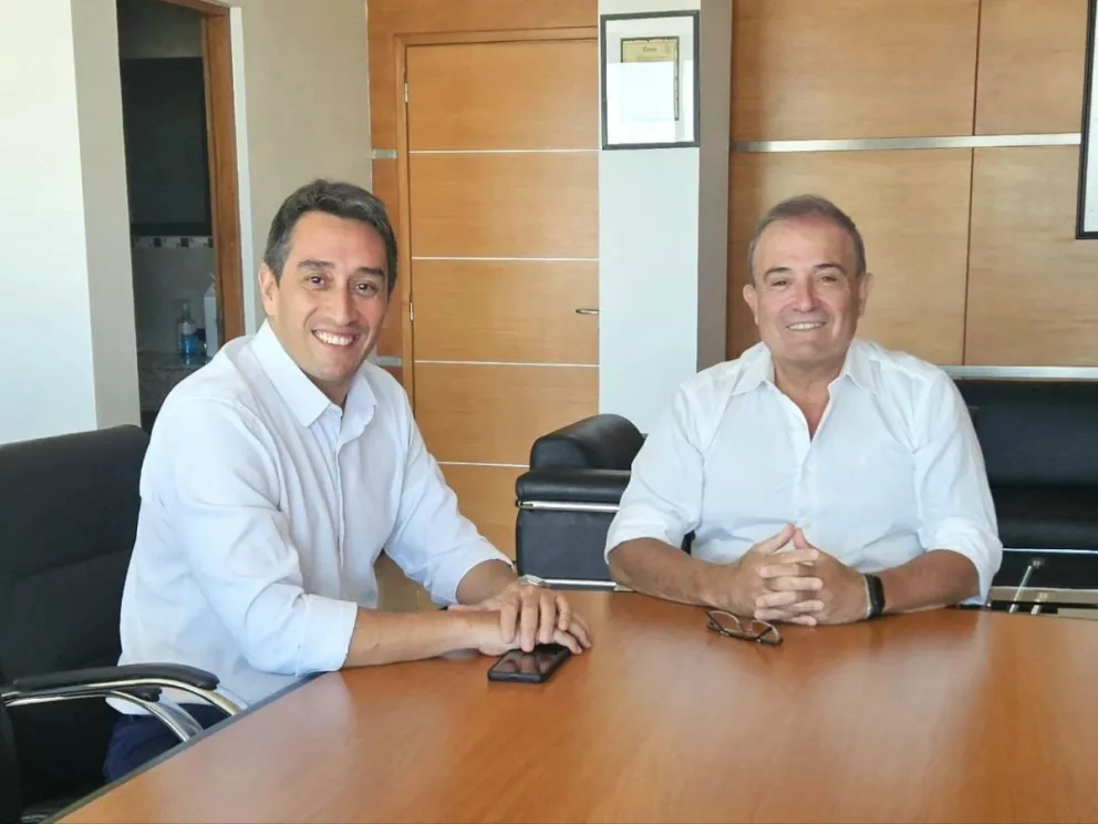 Se reencontraron Castro y Pesatti para marcar la agenda