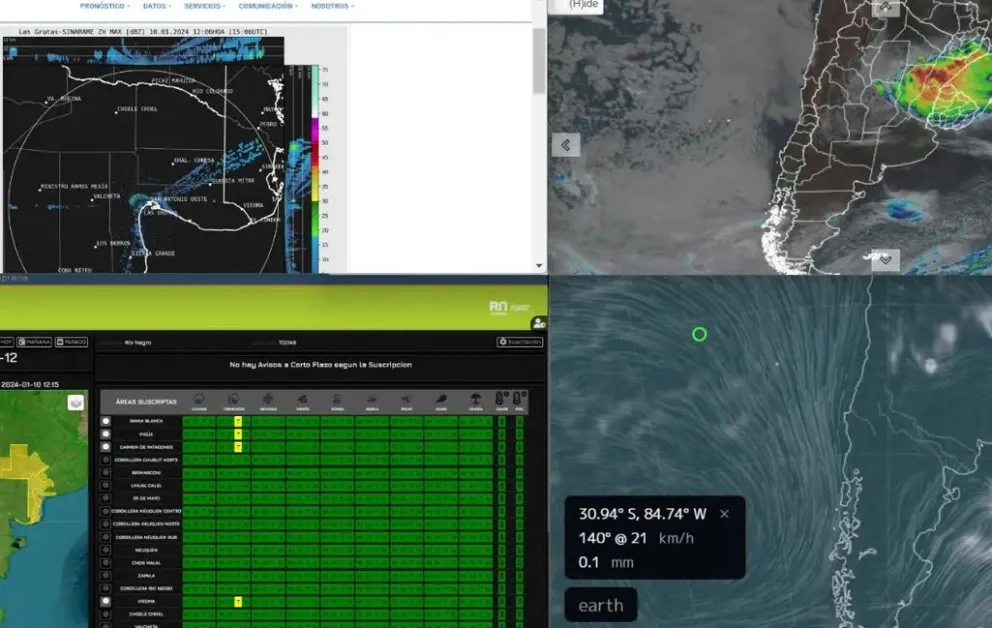 Si se pica el clima hay que estar atentos a las alertas