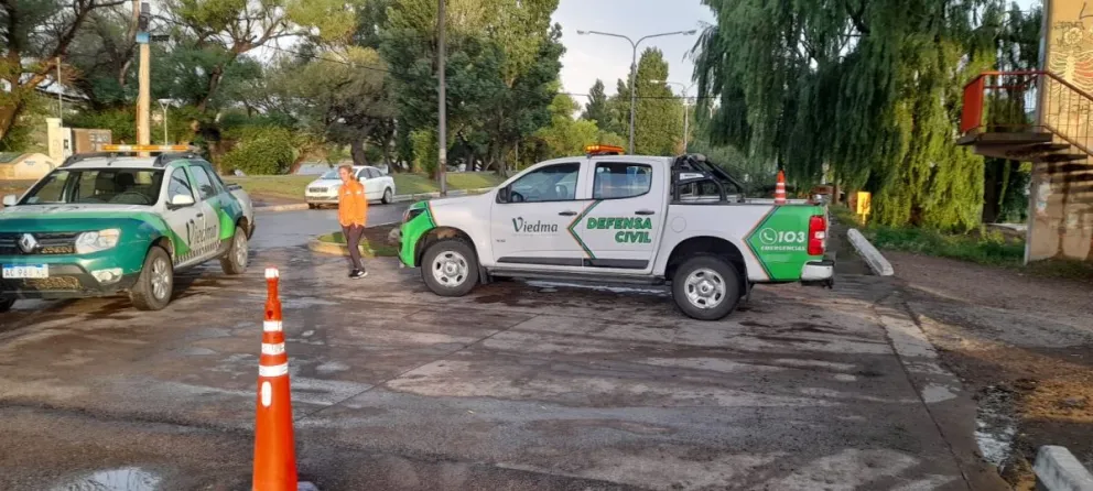 Montan operativos tras el temporal que azotó a  Viedma y Patagones