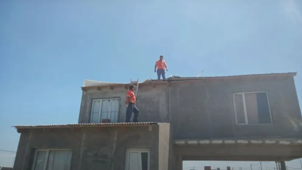 Por lo que dejó el temporal, fue un domingo sin respiro para Defensa Civil en Patagones