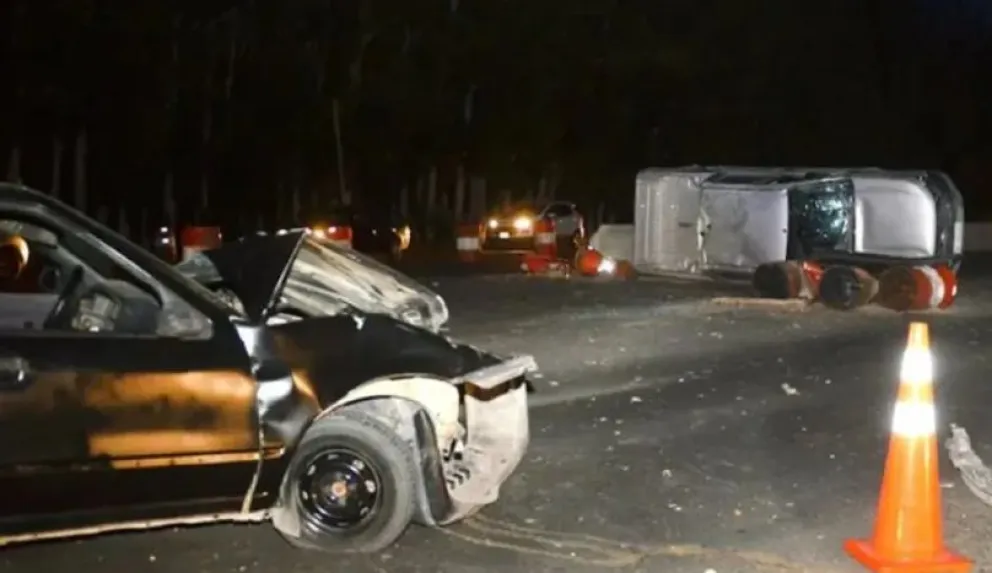 Choque y vuelco en Ruta 22: uno de los conductores iba alcoholizado