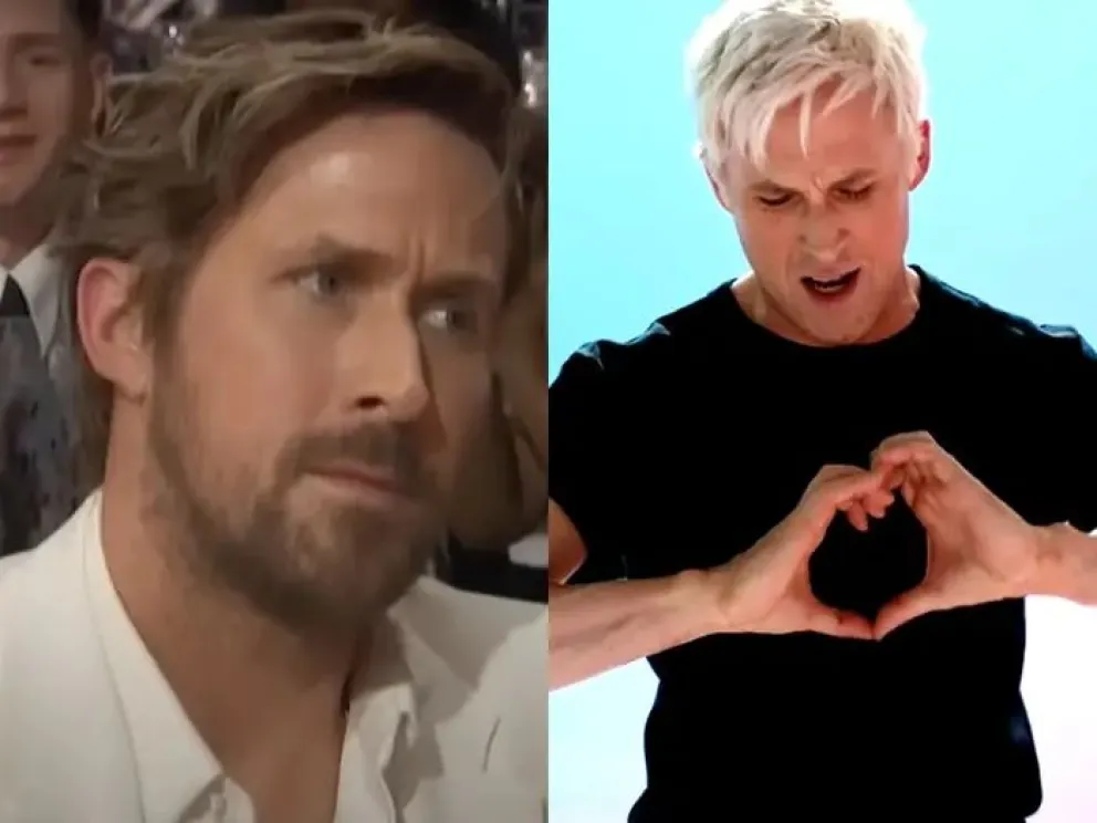 La inesperada reacción de Ryan Gosling tras la victoria de "I'm Just Ken": ¡mira el video!