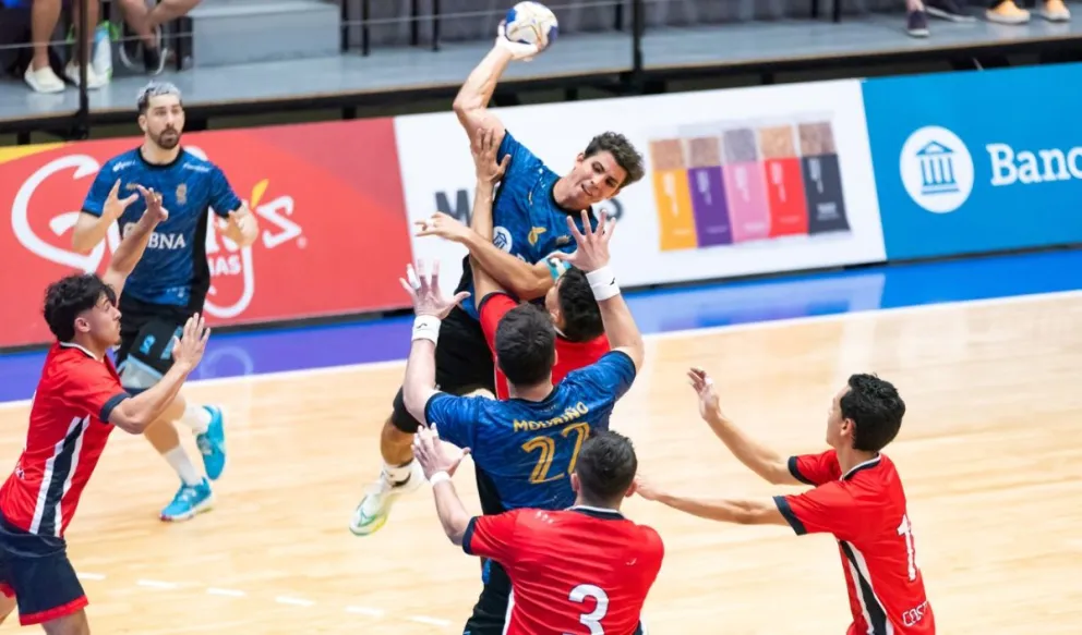 Gladiadores: la Selección de Handball derrotó a Costa Rica en el arranque del Premundial