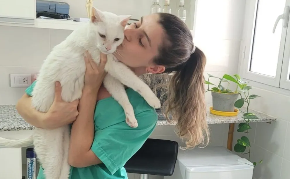 Francesca Monetti, la veterinaria de Viedma de la que todos hablan: “Es una pasión y eso es difícil de frenar”