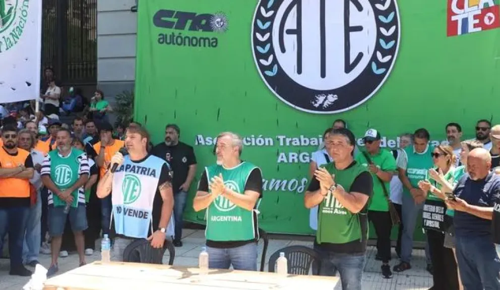 Paro Nacional: ATE intima al Gobierno por descuentos a los trabajadores que marchen