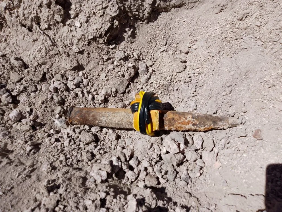 Exitosa intervención de la Policía rionegrina para desactivar un proyectil