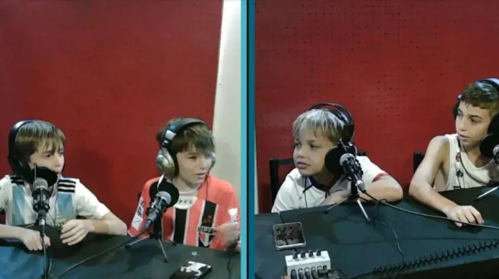 Mira el video: cinco nenes crearon un canal de stream para hablar de fútbol y se volvieron virales