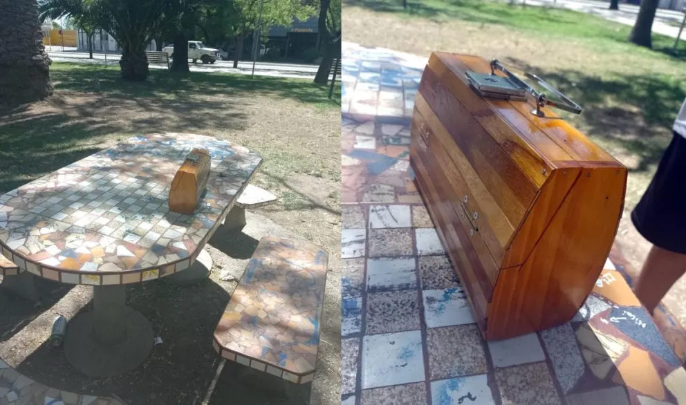Una familia encontró una caja misteriosa y buscan a su dueño