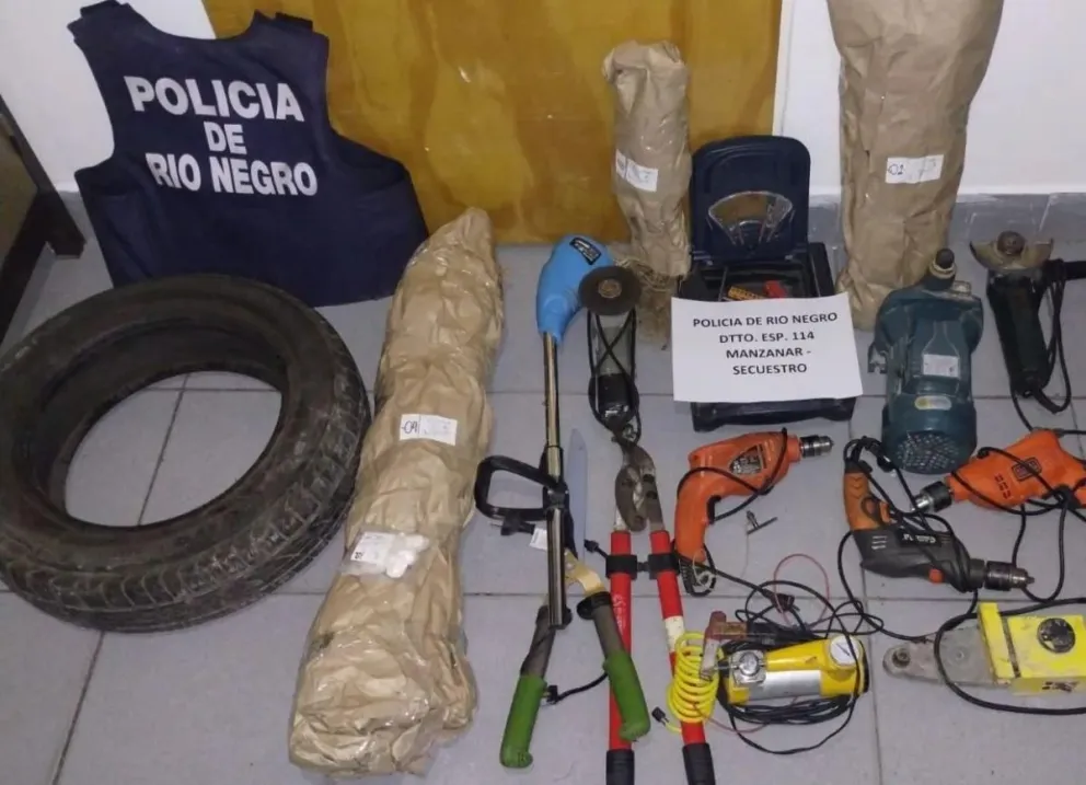 Allanamiento de una vivienda: encontraron droga y elementos robados de la zona