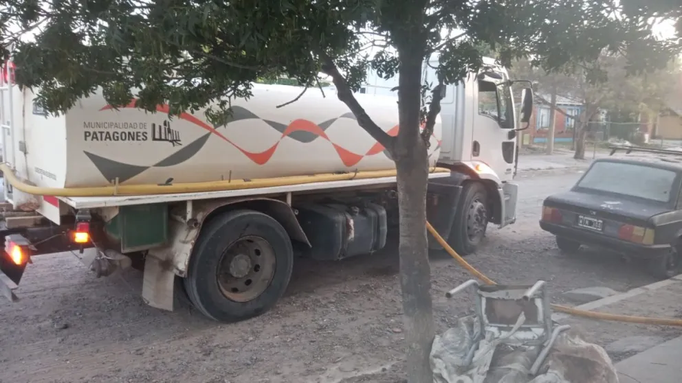 Intensa ola de calor y algunos barrios Carmen de Patagones están sin agua