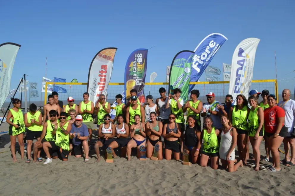 Hay ganadores en el Circuito Patagónico de Beach Voley