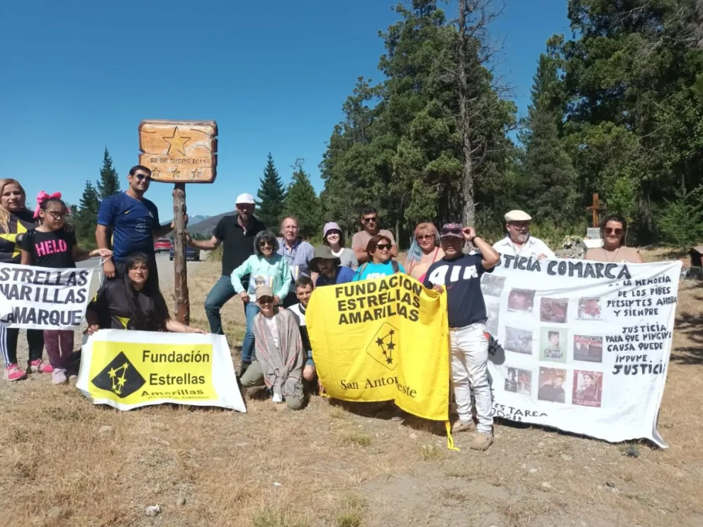 Integrantes de Estrellas Amarillas de Viedma acompañaron a sus pares de Zona Andina