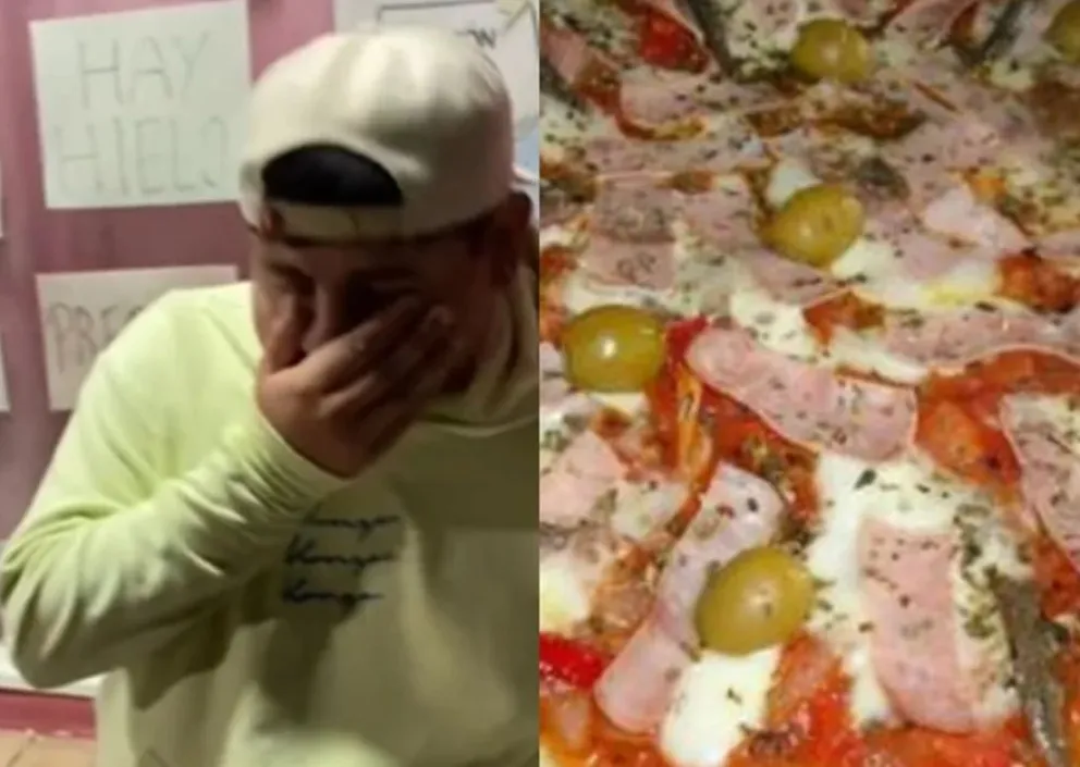 Un turista quiso entrar al récord Guinness comiendo pizza, vomitó y lo echaron del local
