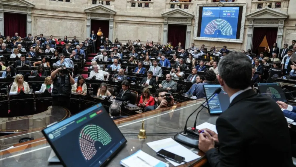 Ley ómnibus: cómo votó cada bloque en la Cámara de Diputados