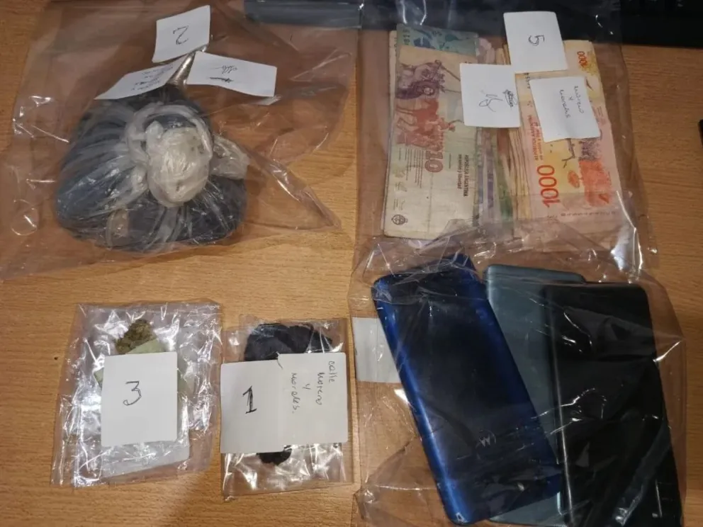 Un operativo policial reveló una red de narcotráfico que operaba en varias ciudades de la provincia