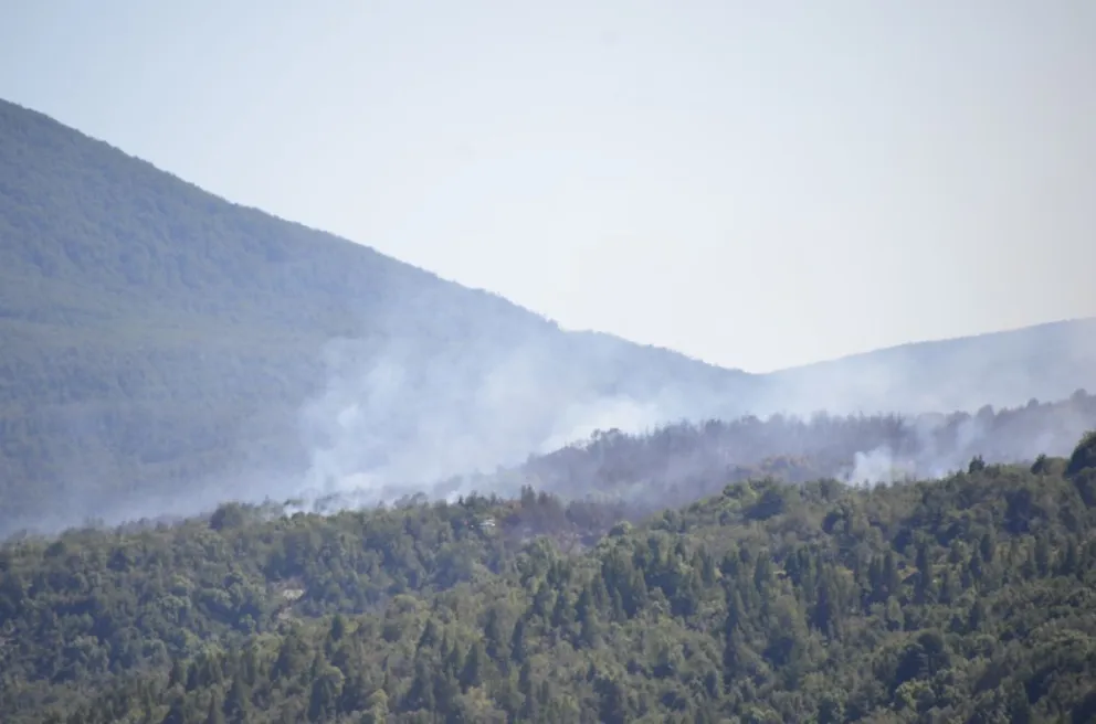 Más de 3 mil hectáreas se vieron afectadas por el incendio en Los Alerces y el fuego continúa 