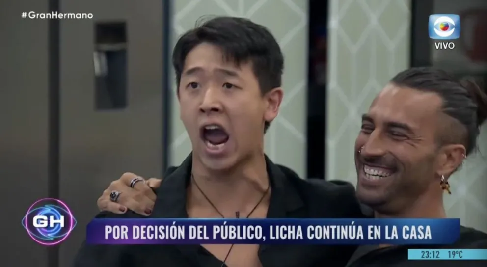 Martín Ku como nunca se lo vio: tuvo una gran euforia en la gala de eliminación y prometió guerra