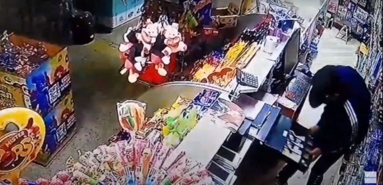 Robaron un kiosco en pleno centro de Viedma y quedaron filmados ...