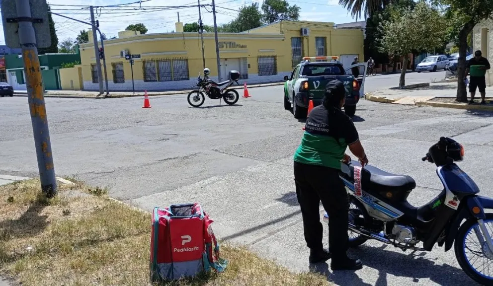 Tres accidentes de motos y en dos los protagonistas fueron delivery