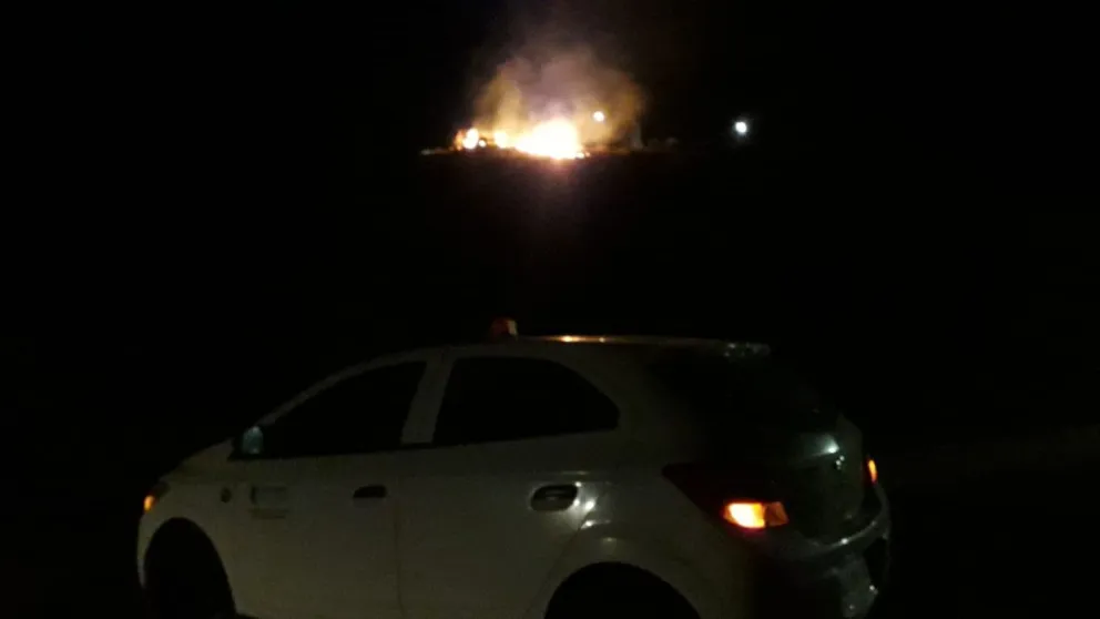 Incendio en los alrededores del Cerro de la Caballada