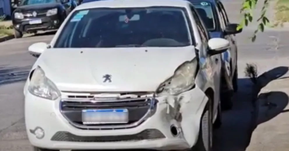 Choque y lesiones leves en la mañana del miércoles