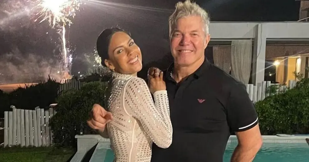 La foto vintage que revela el inicio de la historia de Barby Franco y Fernando Burlando