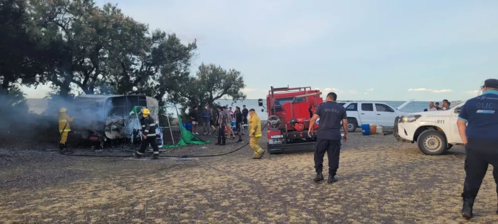Explotó la heladera a gas y un hombre resultó con quemaduras en la cara