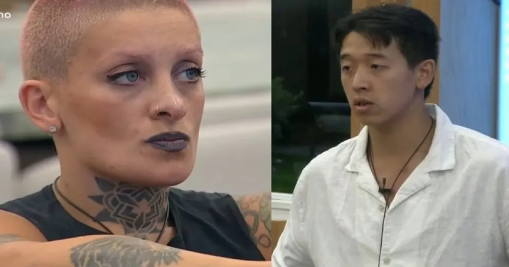 Furia Scaglione amenaza a Martín Ku en Gran Hermano