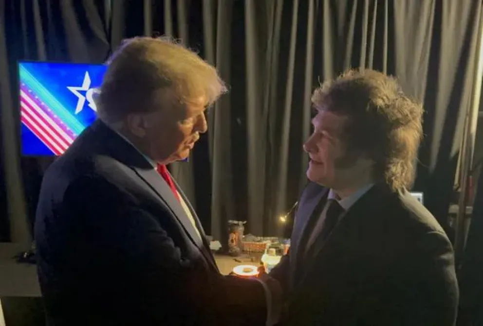 Fuerte apoyo de Trump a las políticas de Milei